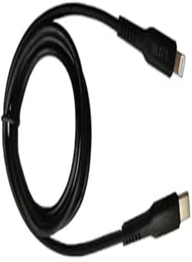 BLITZ MFi-Certified USB-C to Lightning Cable 1.2m (4ft) – Fast Charging & Sync for iPhone 14/13/12, iPad, AirPods – Apple-Approved, Nylon Braided, 3A Durability (Black)